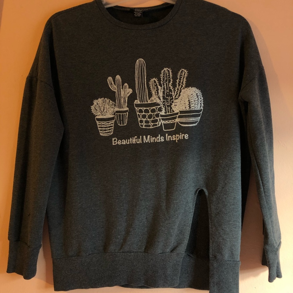 Beautiful minds inspire sweater